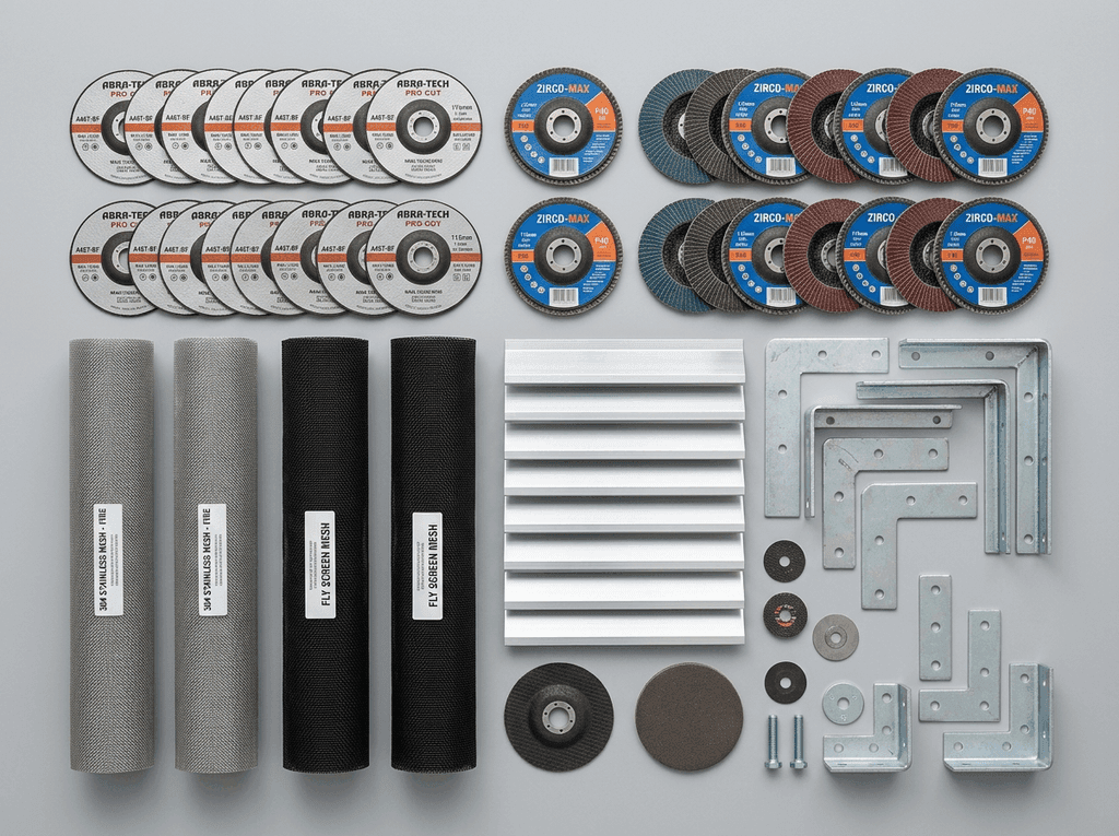 Abrasives, Mesh & Misc. – Aluminium Hardware by Salasar, Raipur